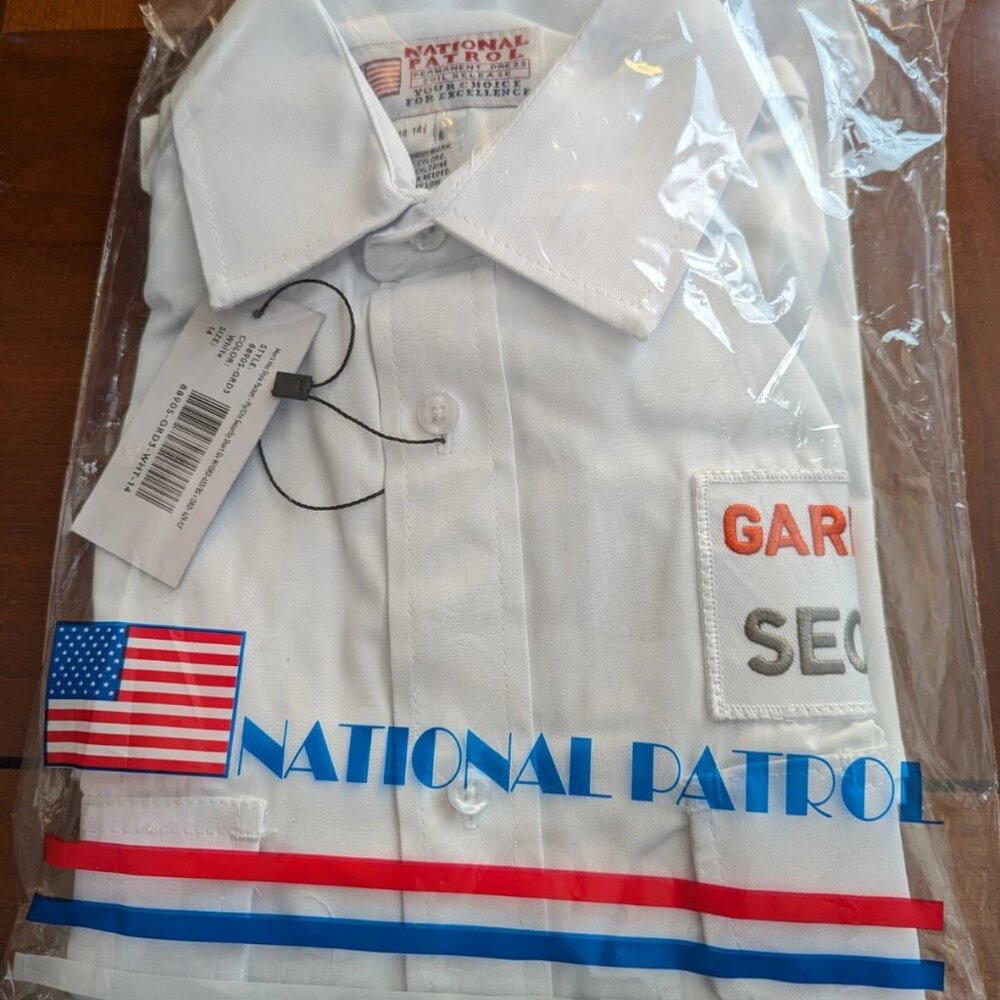 National Patrol L/S Cotton Dress Shirt Brand New! Size 20-20.5
